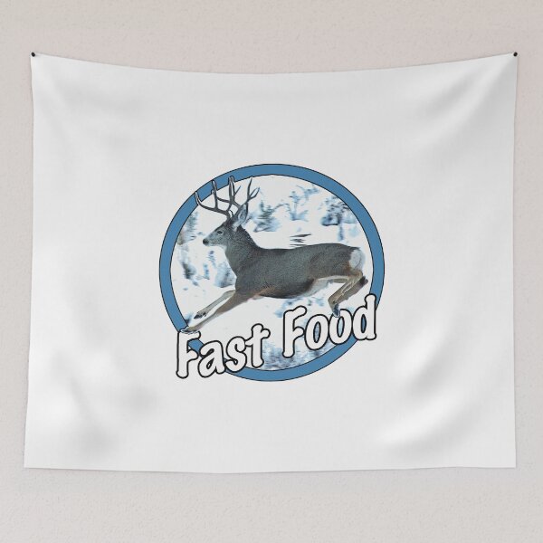 Item preview, Fast Food Mule Deer designed and sold by Saltypro.
