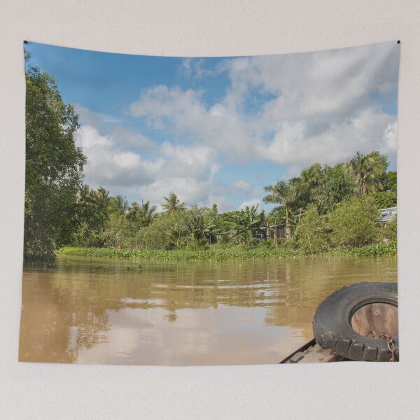 Item preview, Boat on the Mekong River South West Vietnam designed and sold by Martin Berry Photography.