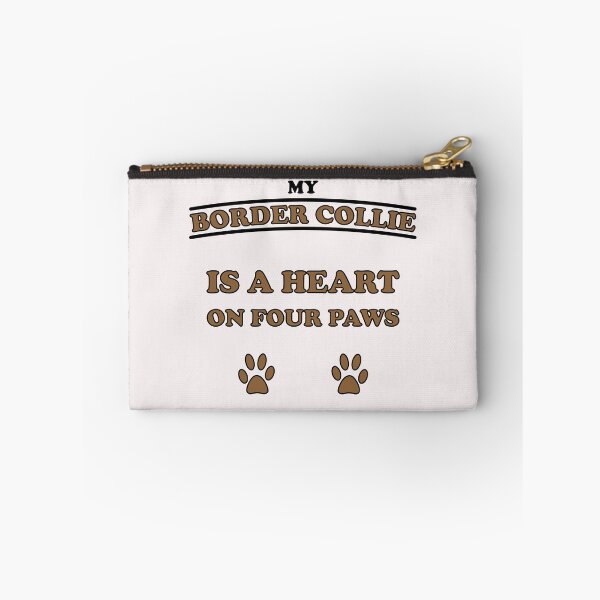 Item preview, Border collie dogs sayings dog paws picture heart designed and sold by dm4design.