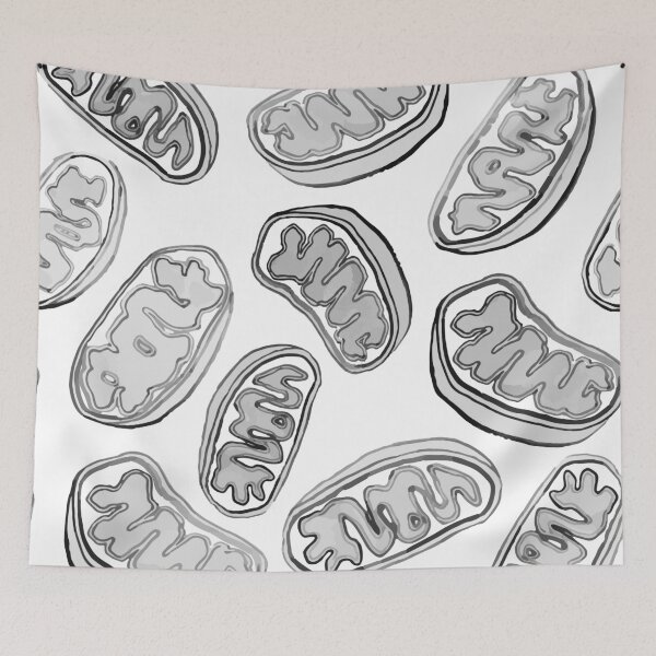Item preview, Mitochondria repeating pattern designed and sold by christinel.