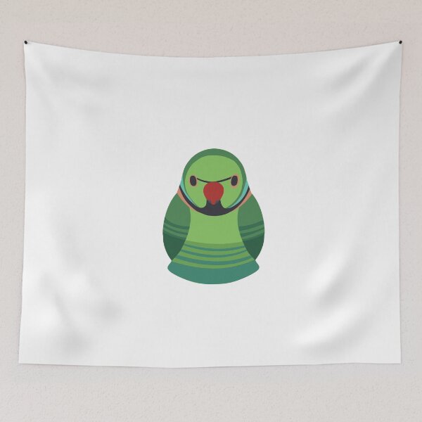 Item preview, Ringneck Parakeet Nesting Doll designed and sold by KeesKiwi.
