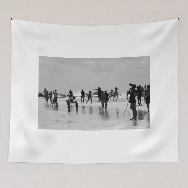 Item preview, On The Beach Black and White designed and sold by Noel Elliot.