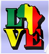 Liebe Afrika Poster