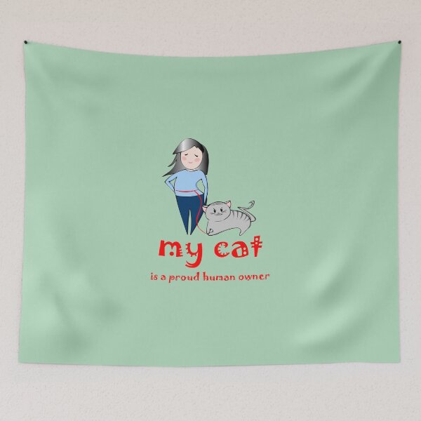 Item preview, Proud human owner designed and sold by lalacrunch.