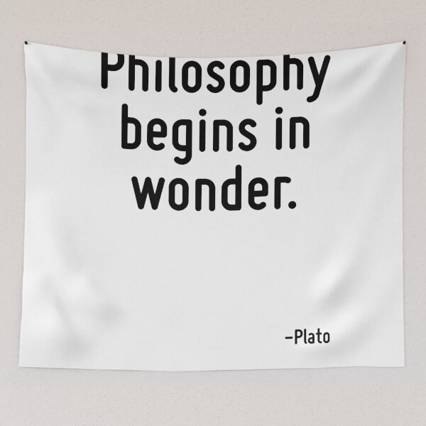 Item preview, Philosophy begins in wonder. designed and sold by TerrificPenguin.