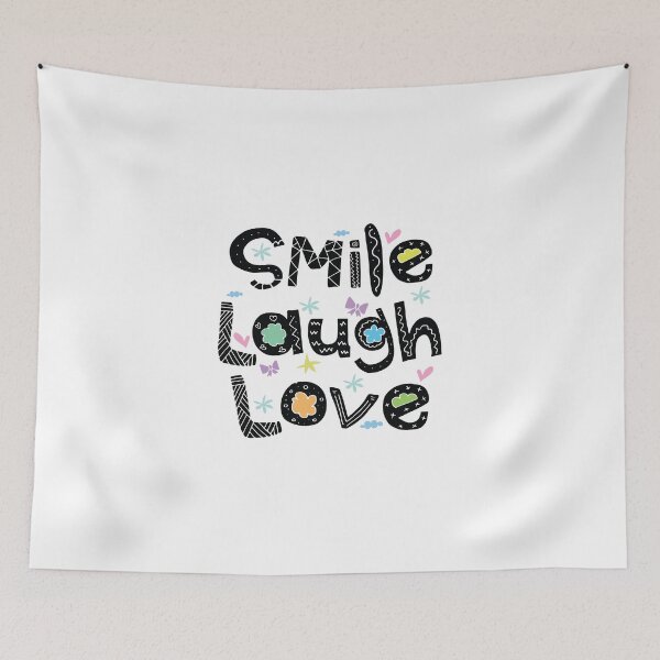 Aperçu de l'œuvre Smile, Laugh, Love créée et vendue par kitlim.