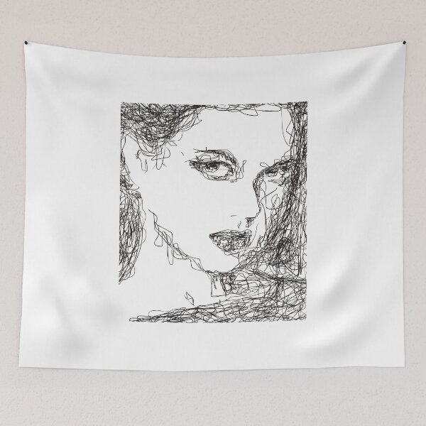 Item preview, abstract lady face designed and sold by Varun Tandon.