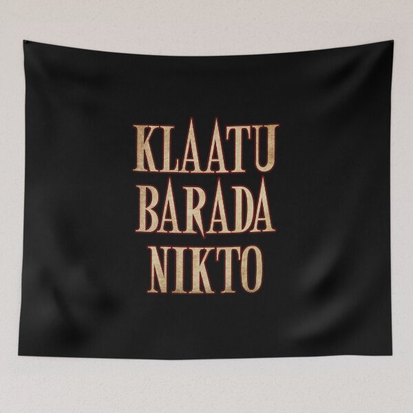 Item preview, Ash vs Evil Dead - Klaatu Barada Nikto designed and sold by Yithian.