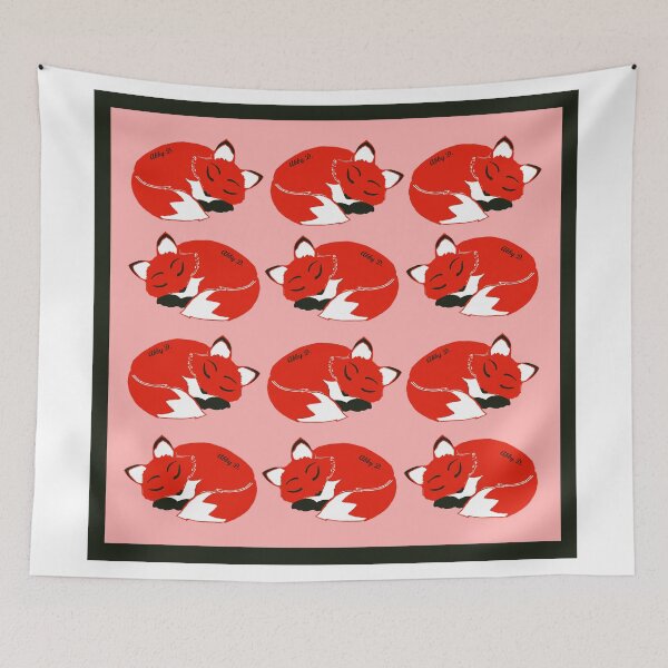 Item preview, Sleepy Foxes Pattern designed and sold by Abigail Davidson.
