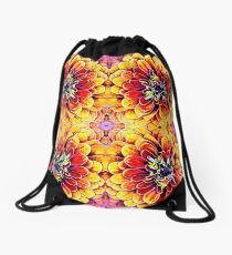 Dahlia Dreaming Drawstring Bag