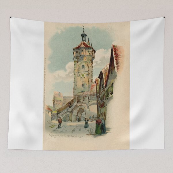 Item preview, Aquarelle watercolor Rothenburg ob der Tauber designed and sold by aapshop.