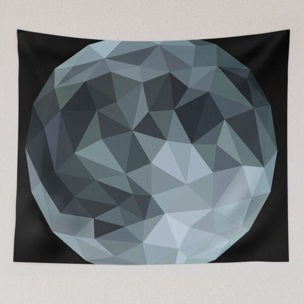 Item preview, Low Poly Full Moon designed and sold by DigitalShards.