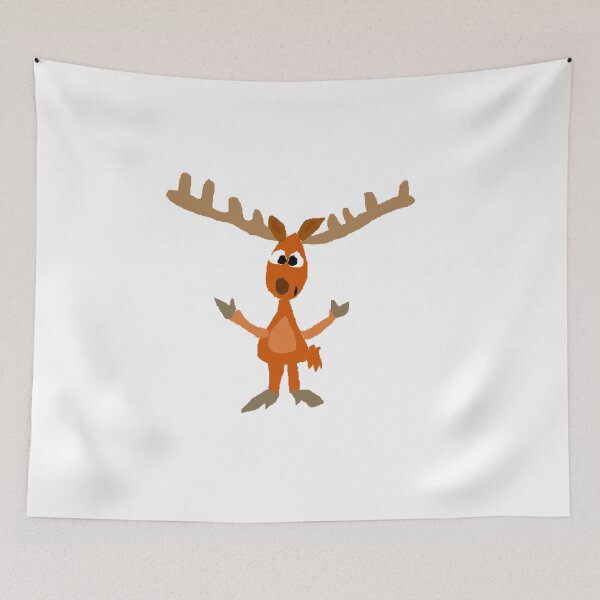 Item preview, Funny Cool Moose Art Original designed and sold by Nature's Fancy.
