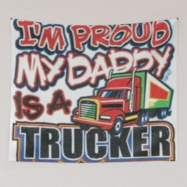 Item preview, my daddy is a trucker#1 designed and sold by snellejelle.