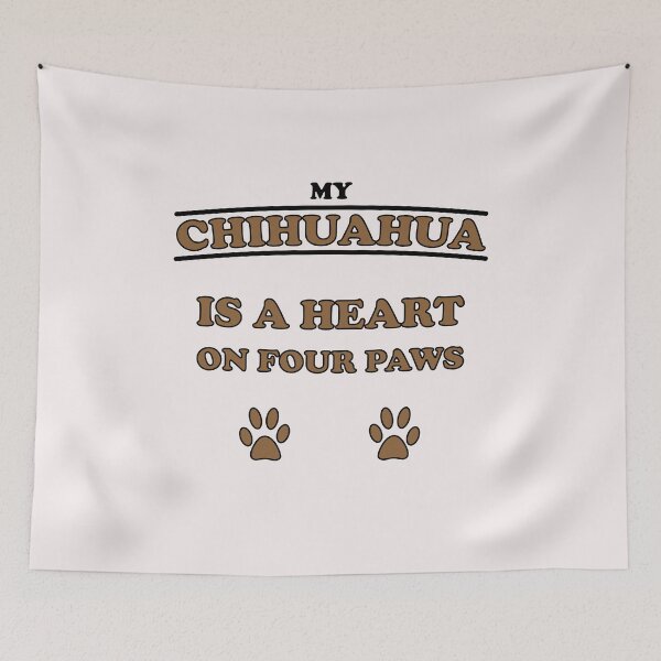 Item preview, Chihuahua dog paws picture dogs sayings designed and sold by dm4design.