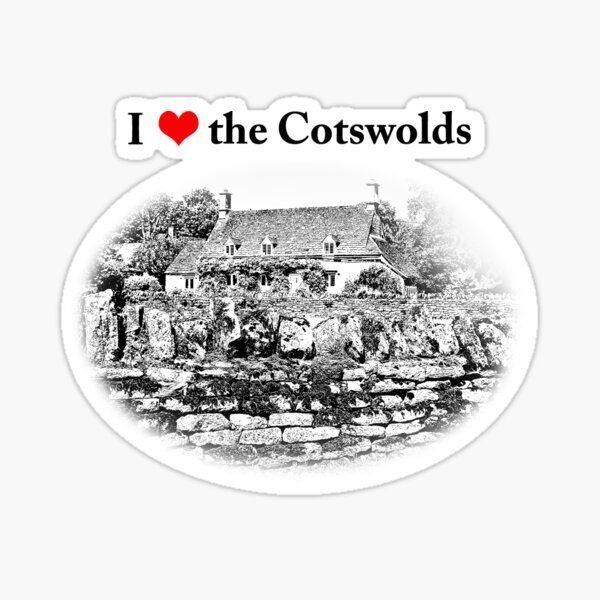 I Love the Cotswolds (Taynton) Sticker