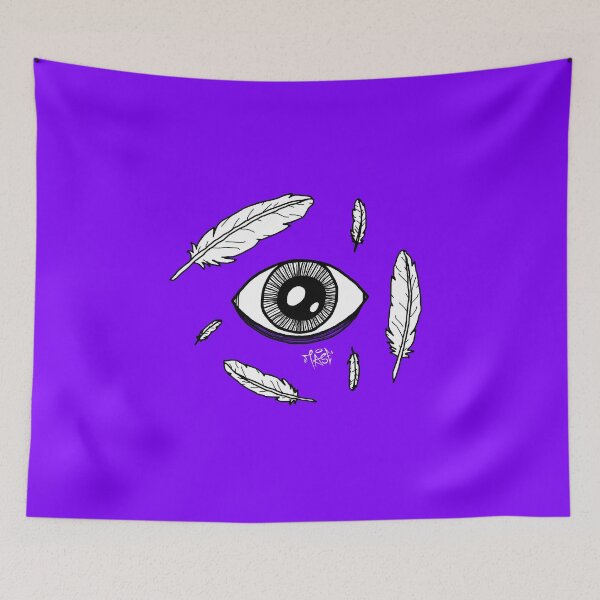 Item preview, Falling Feathers (on black) designed and sold by tase.