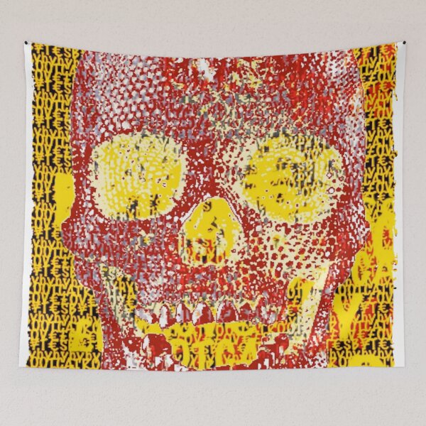 Item preview, pixilated skull 002 by #RootCat designed and sold by Grimm Land.