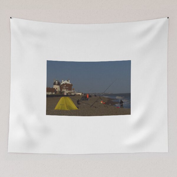 Item preview, Fishing on Aldeburgh Beach designed and sold by wiggyofipswich.