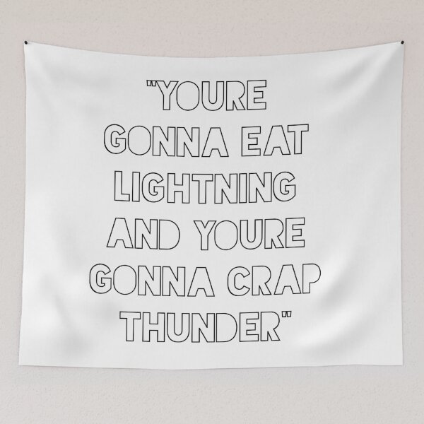 Item preview, Eat lightning crap thunder designed and sold by 0thatsHawkward.