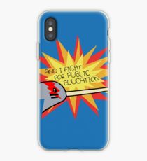 Ich kämpfe für öffentliche Bildung (Narwhal) iPhone-Hülle & Cover