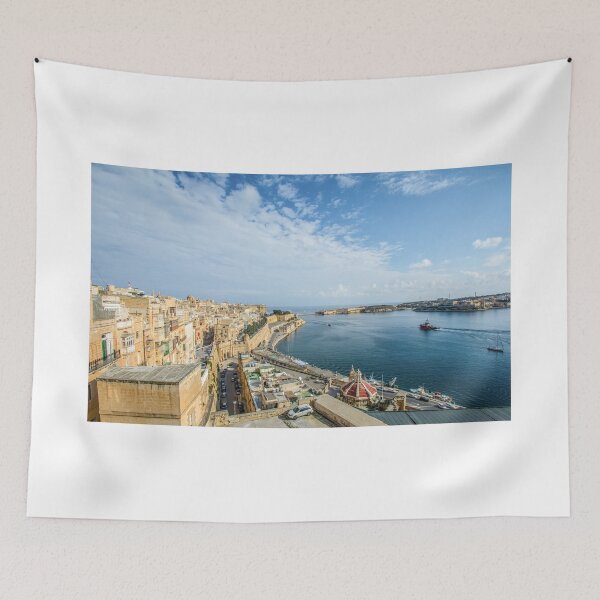 Item preview, View on Valletta and Grand Harbour,Malta designed and sold by JPopov.
