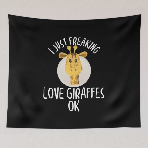 Item preview, Cute & Funny I Just Freaking Love Giraffes, Ok? designed and sold by perfectpresents.