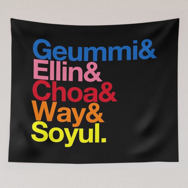 Item preview, Crayon Pop goes Helvetica (Color) designed and sold by merimeaux.