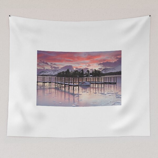 Item preview, Winter sunset over Catbells and Derwentwater designed and sold by Martin Lawrence.