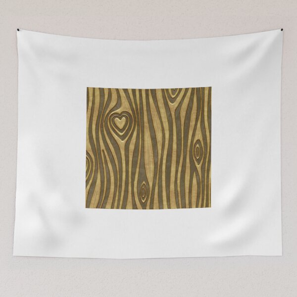 Item preview, Golden Wood Grain Heart designed and sold by H. Doucette Studio.