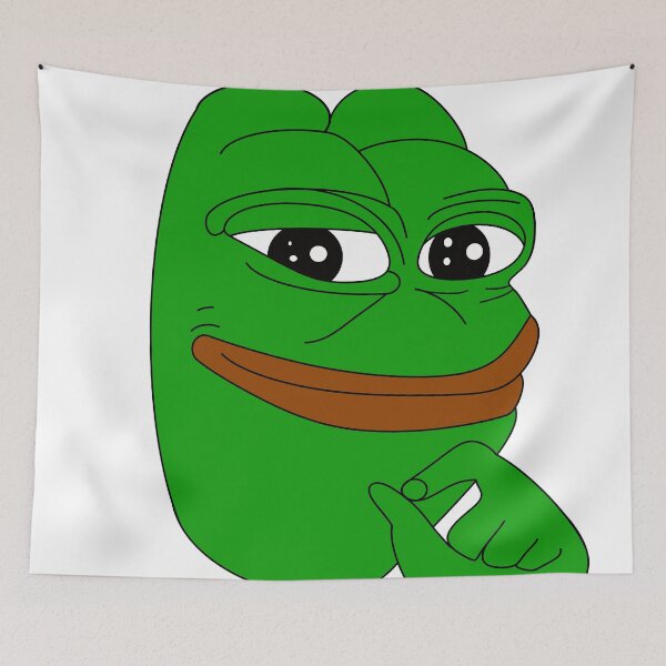 Item preview, Pepe The Frog Smooth Meme designed and sold by Rice Rocca.