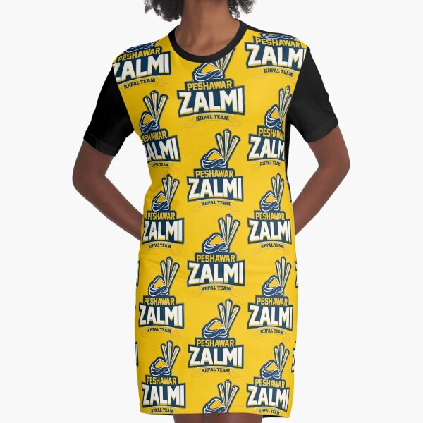 Sports t-shirt jersey design peshawar zalmi Vector Image