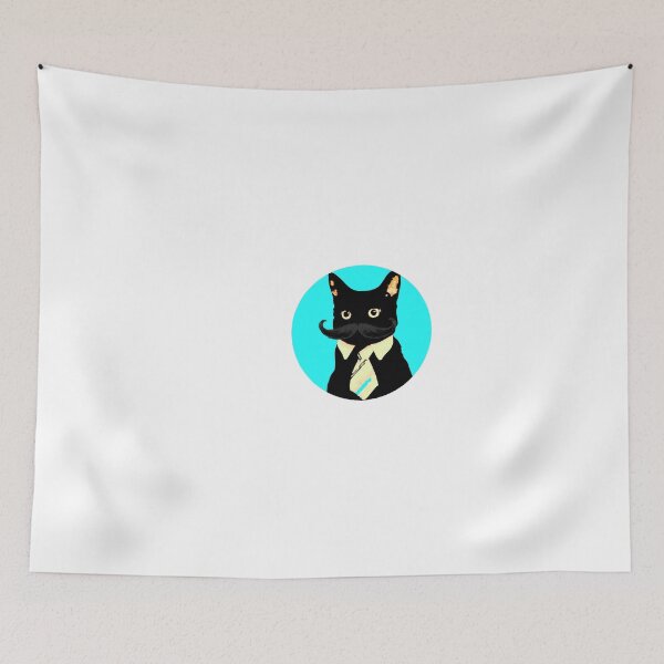 Item preview, Mustache and cat designed and sold by SenBusra.