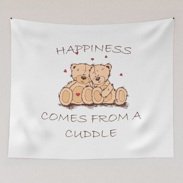 Item preview, Happiness Comes from a Cuddle designed and sold by maniacreations.