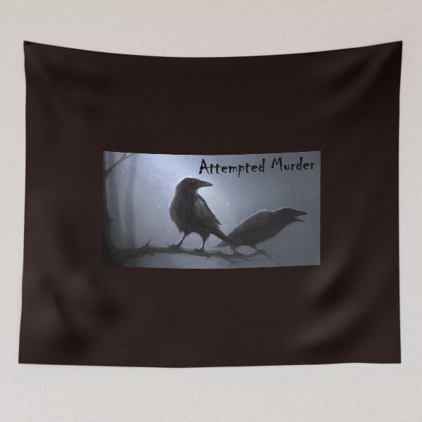Item preview, Crows - attempted murder designed and sold by rainwalker.