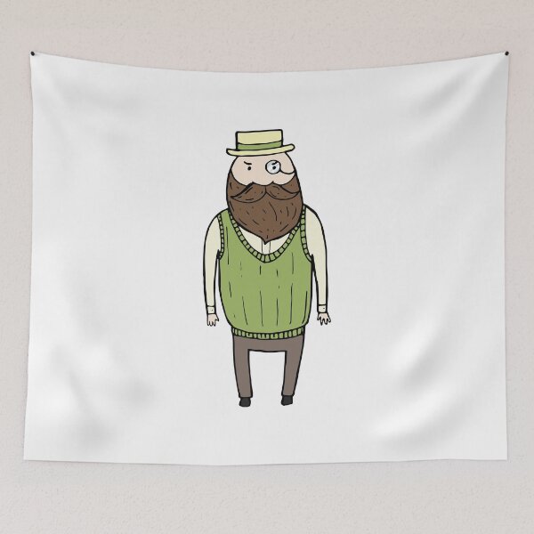 Item preview, Gentleman with monocle designed and sold by merionmerion.