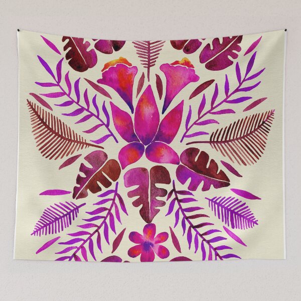 Item preview, Tropical Symmetry – Magenta designed and sold by Cat Coquillette.