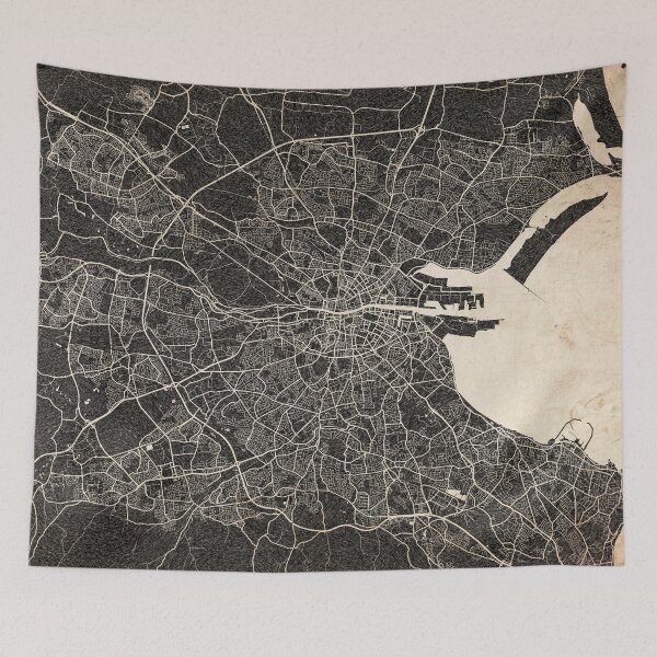 Item preview, dublin map ink lines designed and sold by InkMaps.