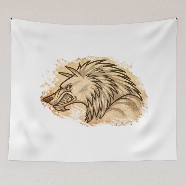 Item preview, Wolf Profile Artwork designed and sold by Marcuccio.