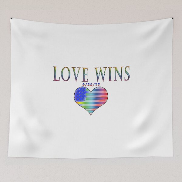 Item preview, Love Wins! 6-26-15 USA Heart designed and sold by 321Outright.
