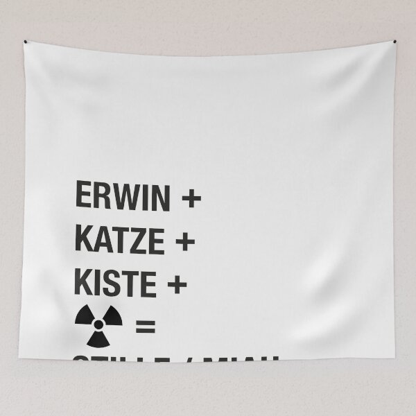 Item preview, Schrödinger Paradoxon - Miau designed and sold by Hell-Prints.