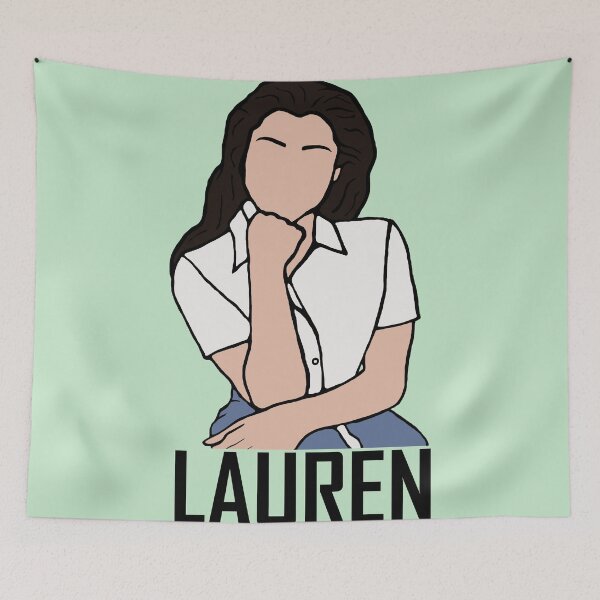 Item preview, Outline of Lauren Jauregui designed and sold by tiedanchor.