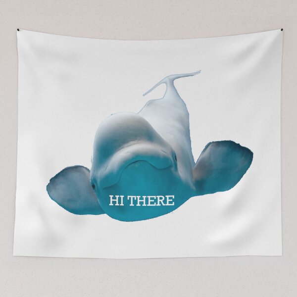 Item preview, Hi There Beluga Whale designed and sold by emrapper.