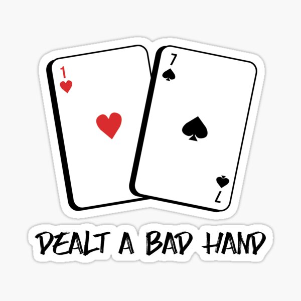 Item preview, Dealt a bad hand designed and sold by mycatkitkat.