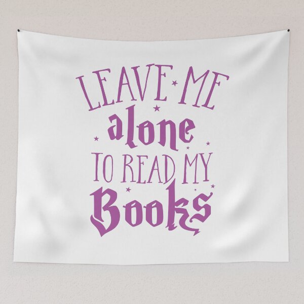 Item preview, Leave me alone to read my books designed and sold by jazzydevil.