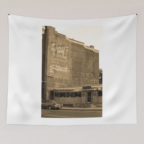 Item preview, Auburn, NY - Diner and Ghost Mural designed and sold by Frank Romeo.