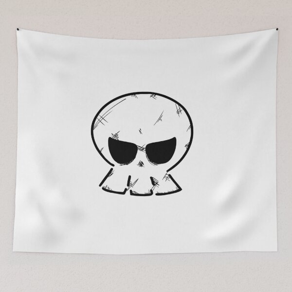 Item preview, Scratched Skull designed and sold by Omega Doodle.