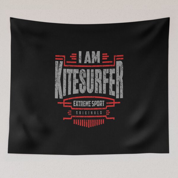 Item preview, I Am Kitesurfer Red Art designed and sold by cidolopez.