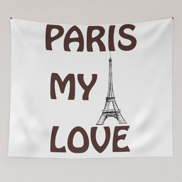 Item preview, Eiffel Tower. The words I Love  Paris.  designed and sold by NaumStock.