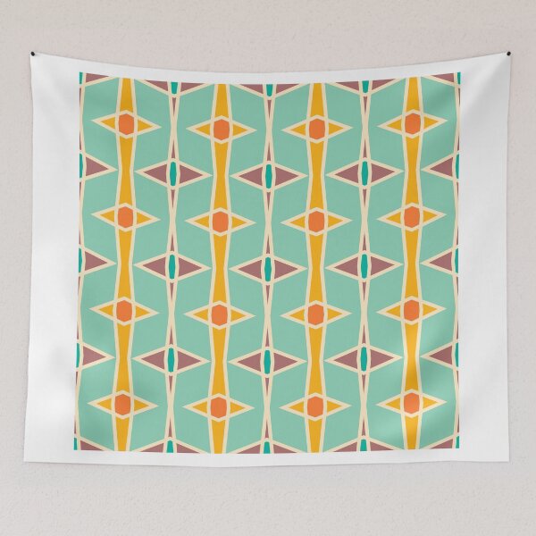Item preview, Rhombus pattern in retro colors designed and sold by lalylaura.